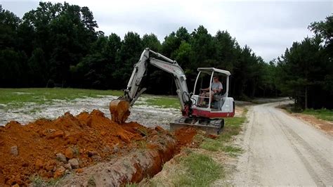 mini excavator well|digging trenches for a well youtube.